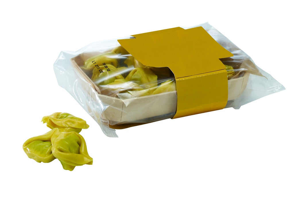 Stampo da forno in legno con pirottino in carta 186x115mm H39mm 600ml