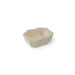 Stampo da forno in legno con pirottino in carta 90x65mm H35mm 90ml