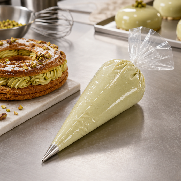 Sac a poche da pasticceria trasparente, in scatola dispenser - H 30 cm - 100 pezzi
