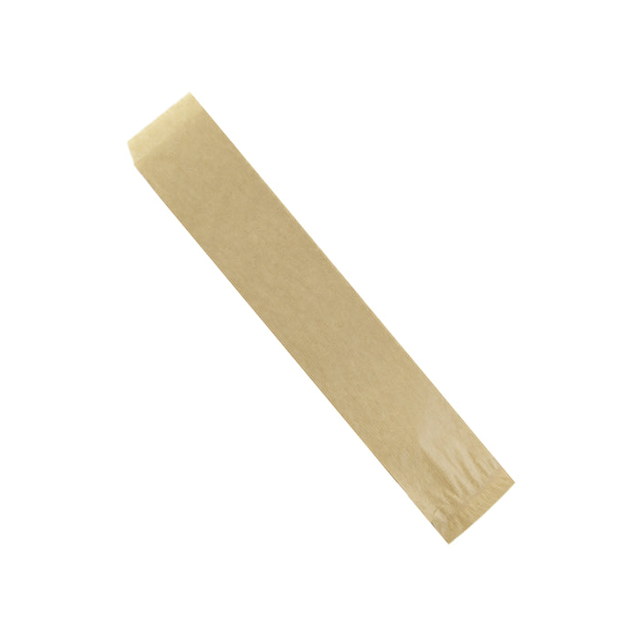 Sacchetto in carta scura aperto su 2 lati - 34 cm x 8,5 cm - 1000 pezzi