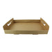 Vassoio in cartone kraft con maniglie (PAP20) 310x310mm H42mm