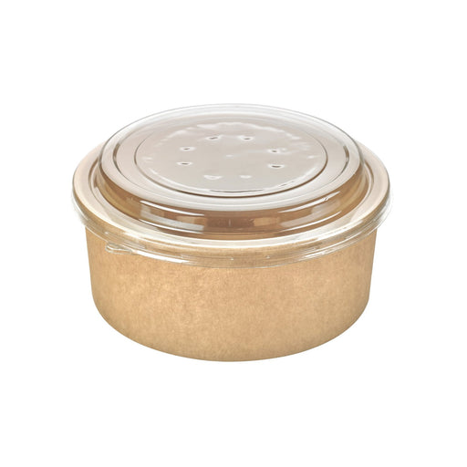 Insalatiera "Buckaty" multiuso, tonda in cartone kraft   H66mm 1500ml