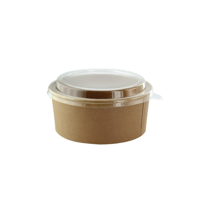 Insalatiera "Buckaty" multiuso, tonda in cartone kraft  H50mm 550ml