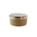 Insalatiera "Buckaty" multiuso, tonda in cartone kraft  H50mm 550ml