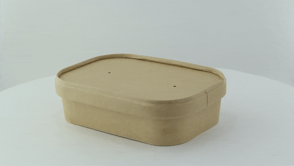 Coperchio in PET per insalatiera Reckaty (PET1) 172x124mm H16mm
