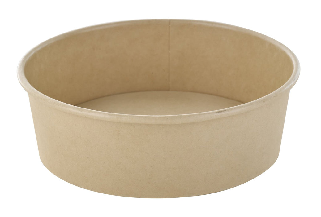 Insalatiera Buckaty in cartone beige plastic-free (C/PAP 81)  H47mm 480ml