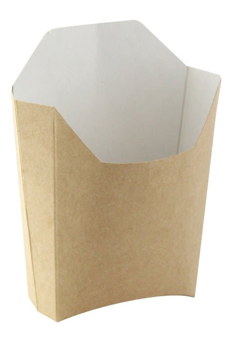 Tasca per patatine fritte in cartone kraft  115x90mm H110mm