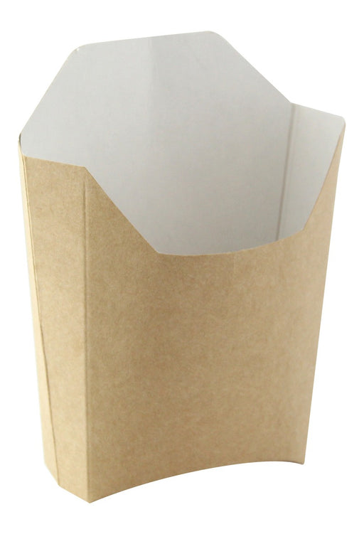 Tasca per patatine fritte in cartone kraft  115x90mm H110mm