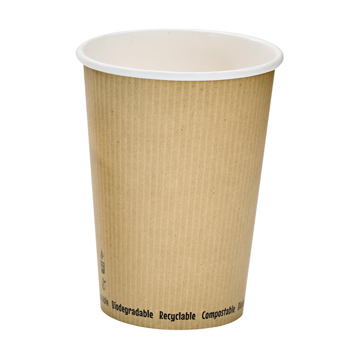 Contenitore da zuppa "Nature" biodegradabile - 940 ml - Ø 11,4 cm - H 14,9 cm - 25 pezzi
