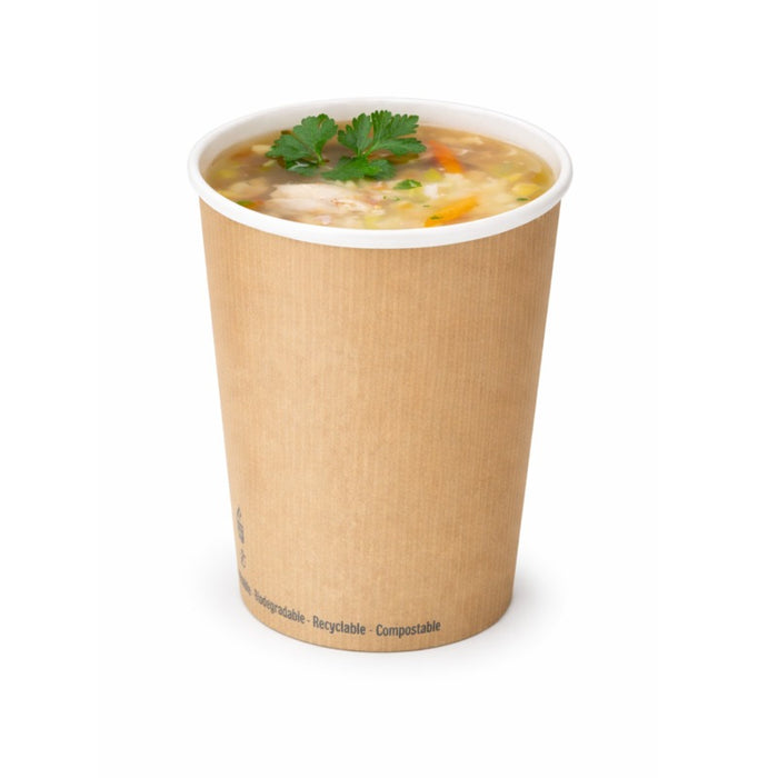 Contenitore da zuppa "Nature" biodegradabile  H149mm 940ml