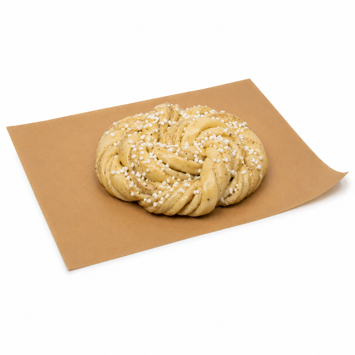 Rullo carta kraft scuro - Ø 18 cm - H 17 cm - 1 pezzo