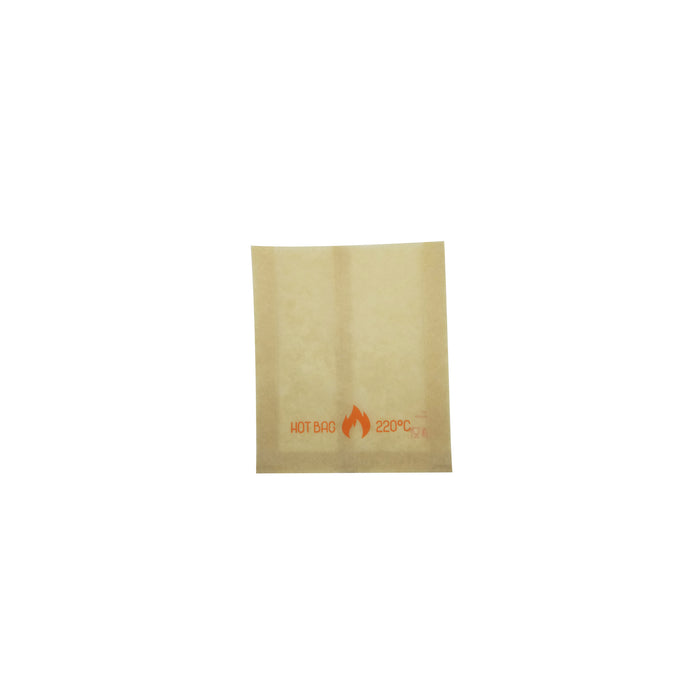 Sacchetto in carta scura kraft, speciale per forno - 17 cm x 4 cm x 20 cm - 100 pezzi