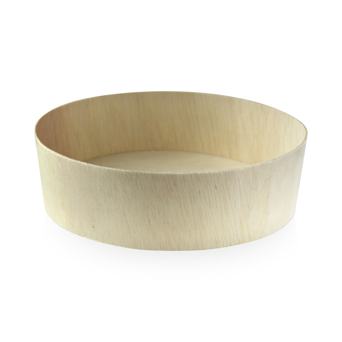 Vassoio "Samurai" in legno - 710 ml - Ø 15,5 cm - H 4,5 cm - 100 pezzi