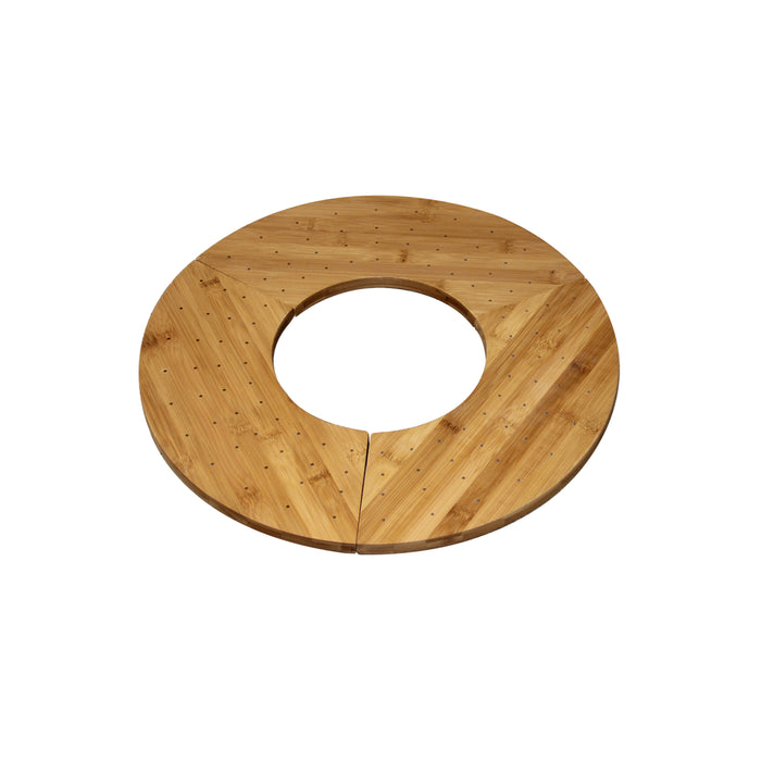 Supporto Teppo Gushi in bambù per 40 stecchini (FOR50) - 40,6 cm x 18 cm x 1,6 cm - 3 pezzi