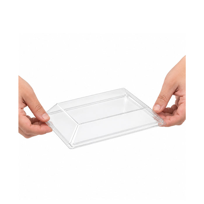 Copercho in PET per vassoio Samourai (PET1) - 13,1 cm x 18,2 cm x 2,4 cm - 100 pezzi
