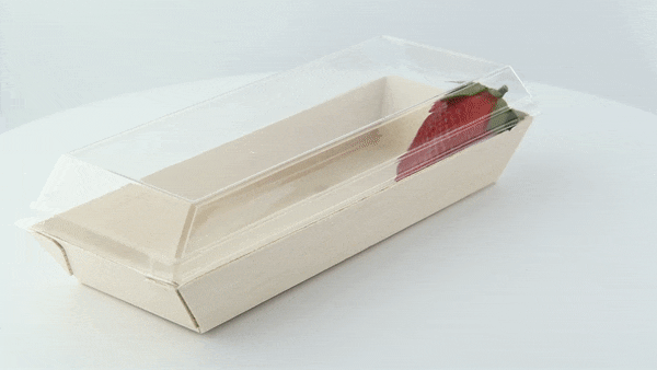 Copercho in PET per vassoio Samourai (PET1) 220x88mm H26mm