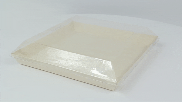 Copercho in PET per vassoio Samourai (PET1) 230x230mm H34mm