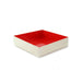 Scatola in legno con interno rosso "Samurai" 160x160mm H36mm