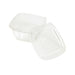 Insalatiera quadrata PET + coperchio 130x130mm H60mm 480ml
