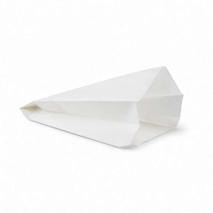 Sacchetto multiuso in carta bianca - 18 cm x 8 cm x 27 cm - 1000 pezzi