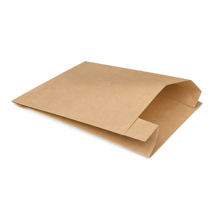 Sacchetto multiuso in carta scura - 18 cm x 8 cm x 34 cm - 1000 pezzi