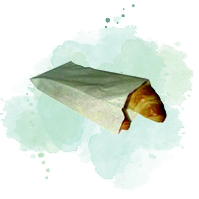 Sacchetto multiuso in carta bianca - 12 cm x 5 cm x 16 cm - 1000 pezzi