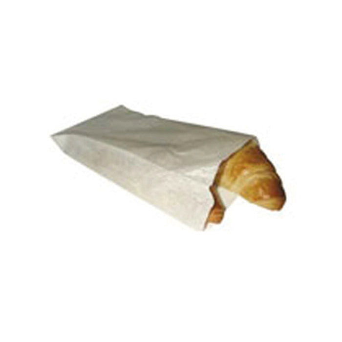 Sacchetto multiuso in carta bianca - 12 cm x 5 cm x 16 cm - 1000 pezzi