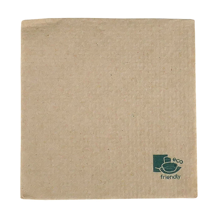 Tovagliolo "Eco-friendly" in carta Écru doppio strato - 30 cm x 30 cm - 100 pezzi