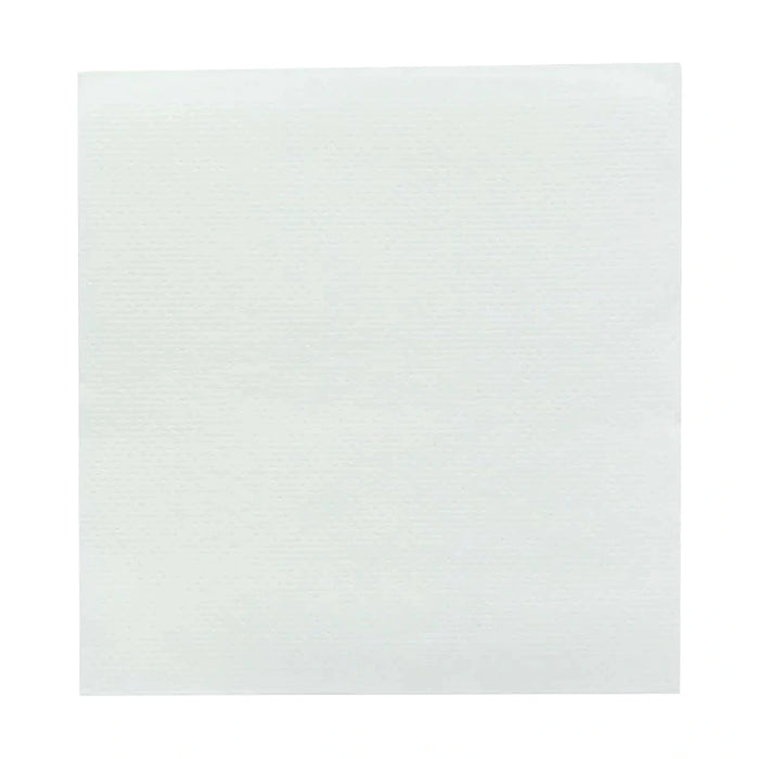 Tovagliolo bianco micropunti a 2 strati - 20 cm x 20 cm - 150 pezzi