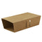 Coperchio in cartone kraft per barchetta porta-snack (PAP22) - 21,5 cm x 9 cm x 5,3 cm - 50 pezzi