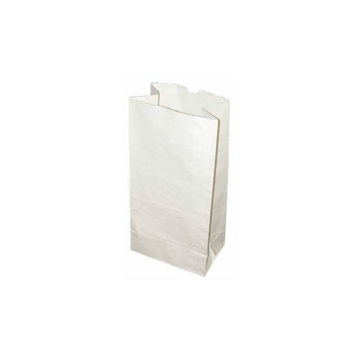 Sacchetto "SOS" in carta bianca - 13 cm x 8 cm x 25 cm - 1000 pezzi