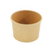 Contenitore in cartone kraft per alimenti caldi e freddi  H62mm 230ml