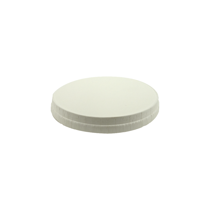 Coperchio di cartone bianco senza plastica - Ø 114 cm - 25 pezzi