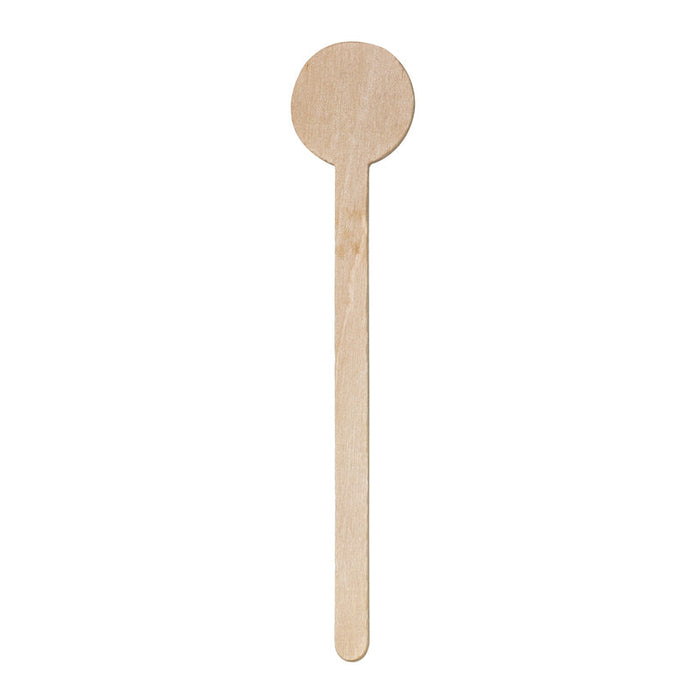Agitador de café de madera con extremos redondeados A140mm - 1000Uds