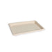 Vassoio "Itto" in polpa di canna da zucchero con coperchio trasparente 167x117mm H40mm