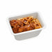 Vaschetta sigillabile in polpa di canna da zucchero 137x95mm H63mm 500ml