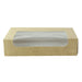 Scatola a finestra in laminato kraft 190x113mm H44mm