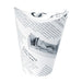Bicchiere da snack in cartone, decorazione stampa di giornale   H139mm 350ml
