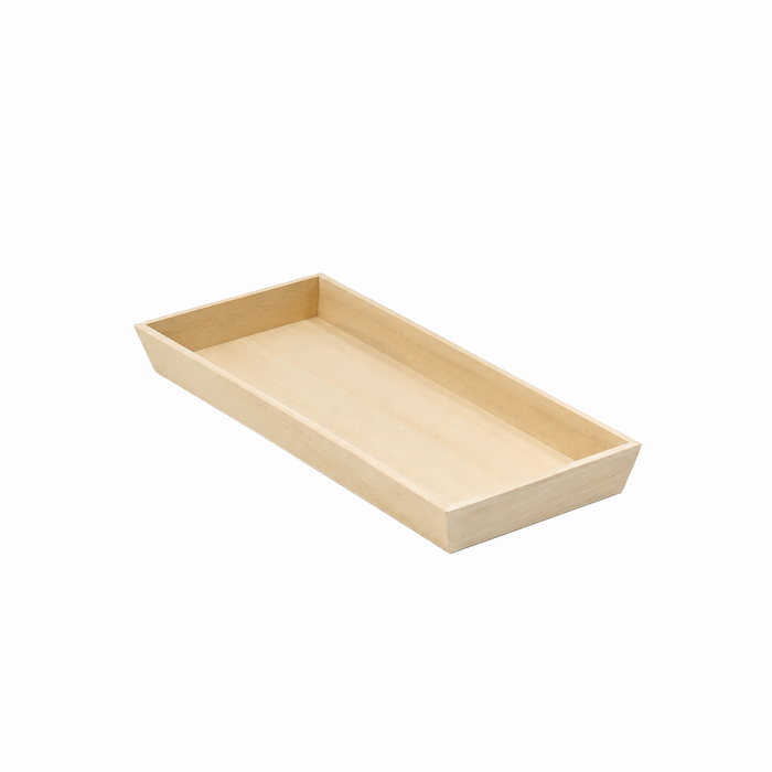 Vassoio da pasto "Noa" in legno - 39 cm x 15 cm x 4 cm - 10 pezzi