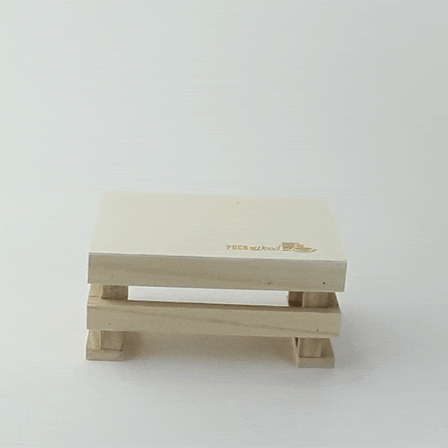 Mini cassetta in legno  135x85mm H70mm