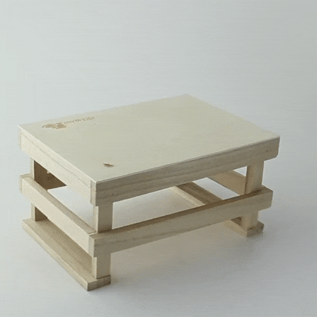 Mini cassetta in legno  170x120mm H90mm