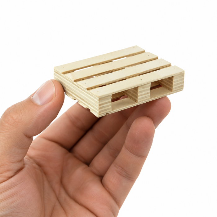Mini bancale - 8 cm x 6 cm x 1,7 cm - 72 pezzi