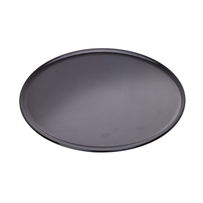 Vassoio/piastra nera per della pizza in alluminio anodizzato - Ø 40,64 cm - H 0,8 cm - 12 pezzi