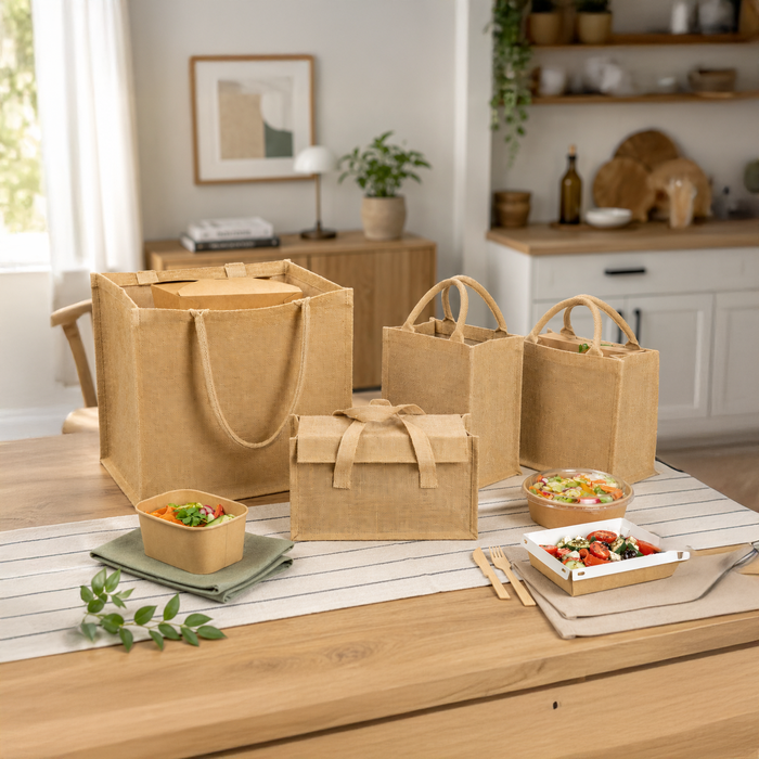 Borsa tote in iuta - 17 cm x 26 cm x 28 cm - 30 pezzi