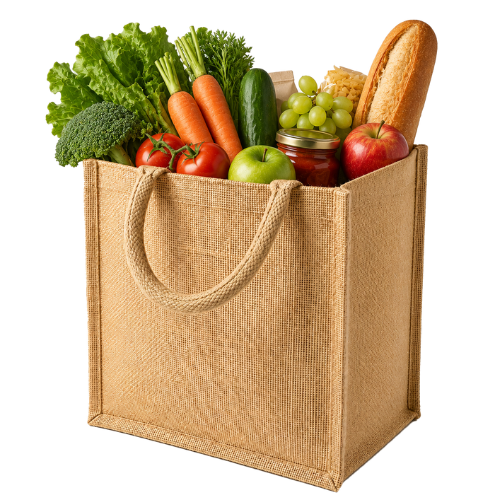 Borsa tote in iuta - 17 cm x 26 cm x 28 cm - 30 pezzi