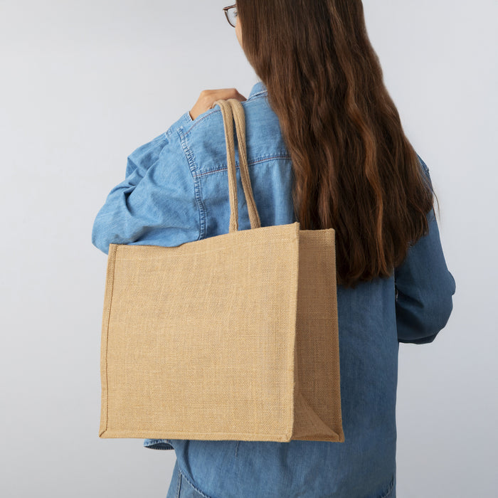 Borsa tote in iuta - 35,5 cm x 18 cm x 19 cm - 20 pezzi