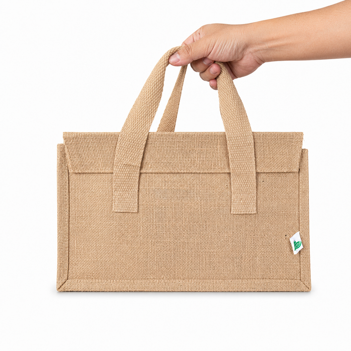 Borsa tote in iuta - 35,5 cm x 18 cm x 19 cm - 20 pezzi