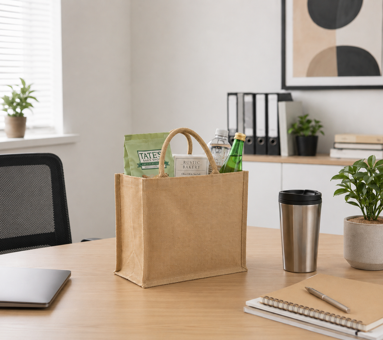 Borsa tote in iuta - 32 cm x 20 cm x 25 cm - 30 pezzi