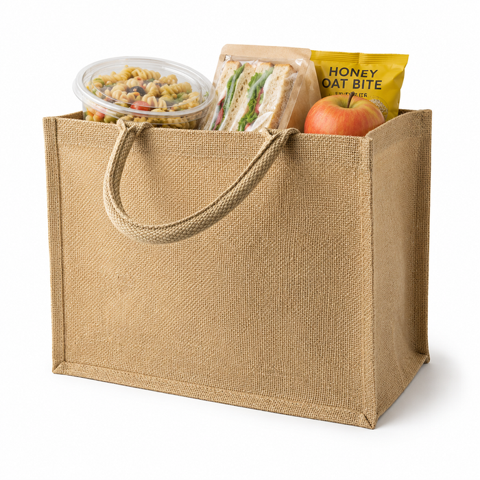 Borsa tote in iuta - 32 cm x 20 cm x 25 cm - 30 pezzi
