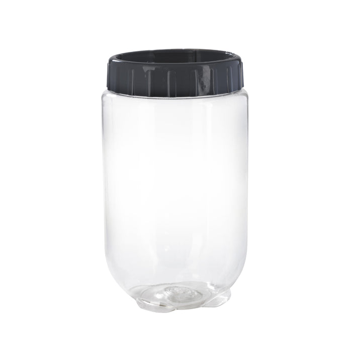Barattolo Bokolock in PET con coperchio (PET1) - 1000 ml - Ø 10 cm - H 17 cm - 24 pezzi